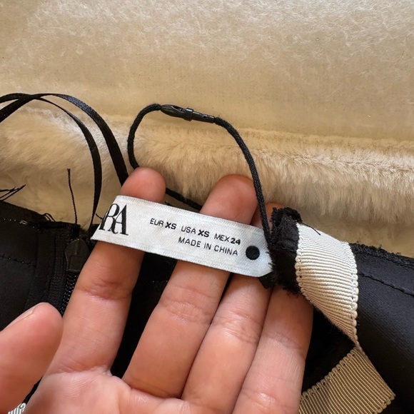 ZARA BLACK DRESS - Picture 6 of 6